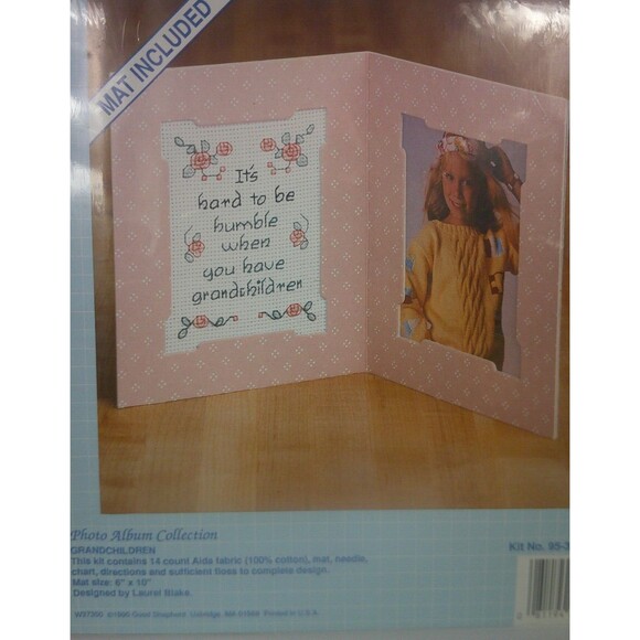 6x DMC Good Shepherd Counted Cross Stitch Photo Album Collection Grandchildren - Picture 5 of 9